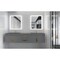 Castello Usa Amazon 84-inch Gray Vanity Set with Gray Top and Gold Handles CB-MC-84G-GLD-2056-GR - alternate 7